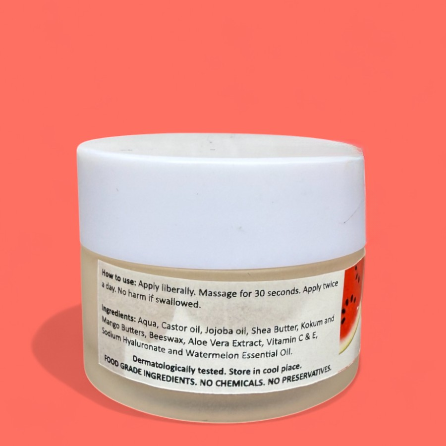 Lip Butter: Butters, Oils & Honey. NO PARAFFIN, NO CHEMICALS, NO ADDITIVES