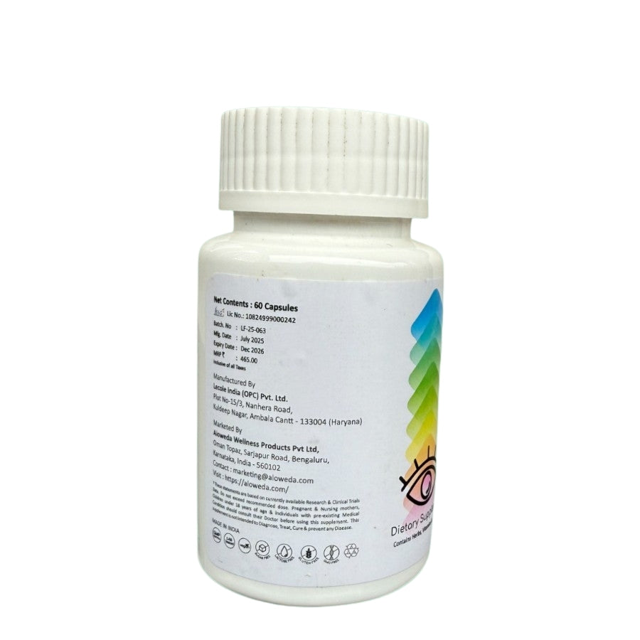 Eye Cap 700 mg,  Helps prevent Computer Vision Syndrome & impact of Blue Light