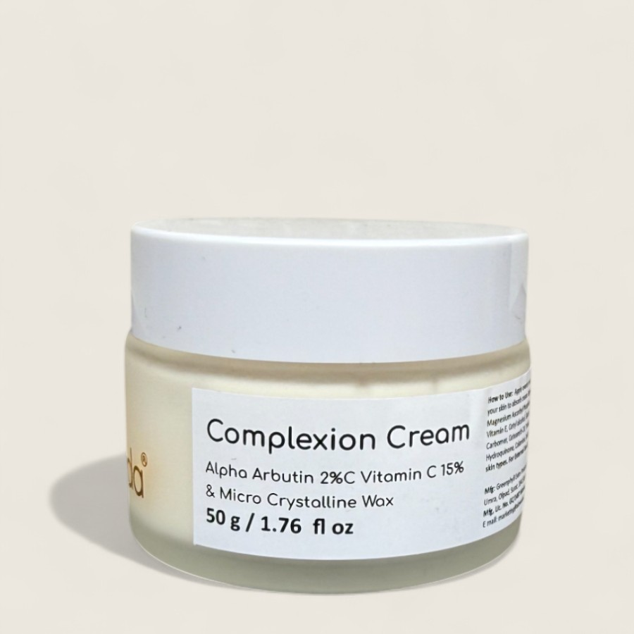 COMPLEXION CREAM 50 Grams with Alpha Arbutin 2%, Vitamin C 15 % & Micro Crystalline Wax