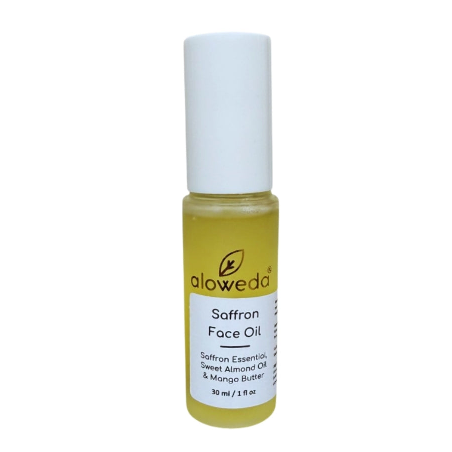Saffron Face Oil 30 ml, Saffron Essential Oil, Sweet Almond oil & Mango Butter