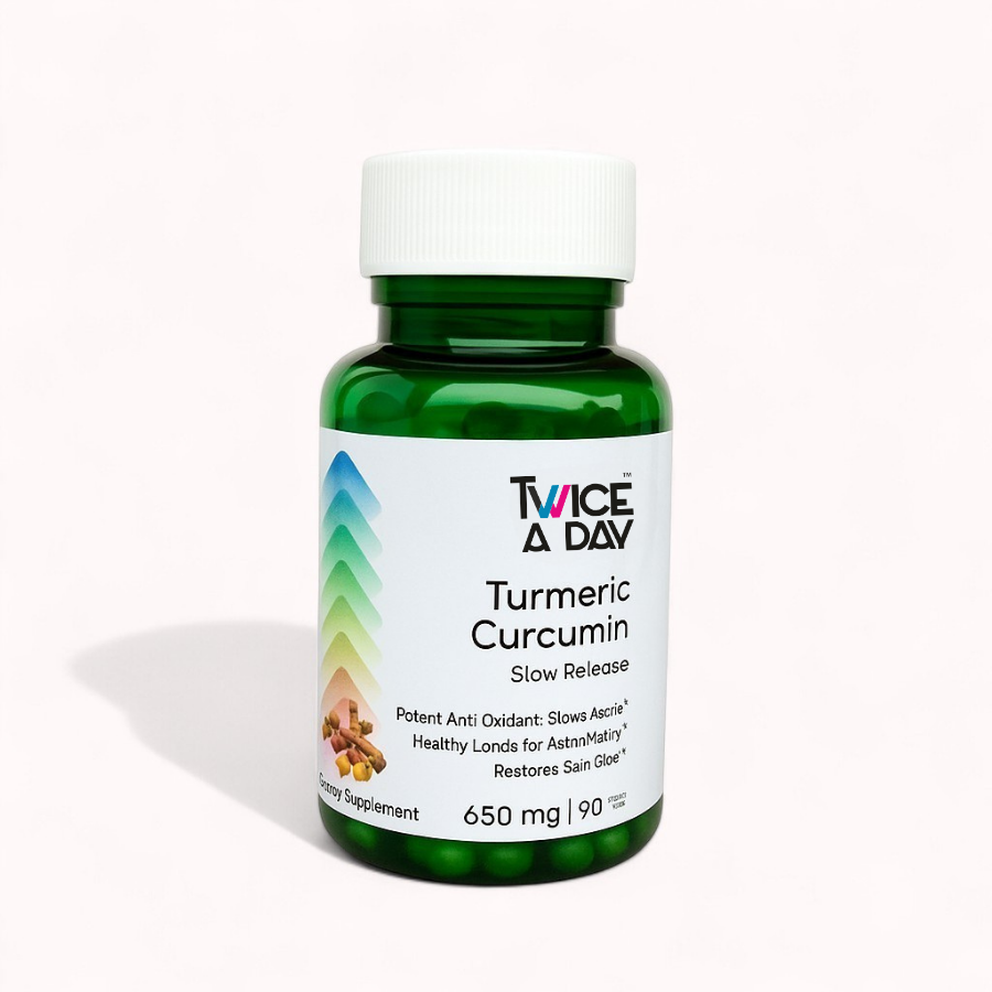TURMERIC CURCUMIN 650 mg, Slow Release, Vegan Capsule