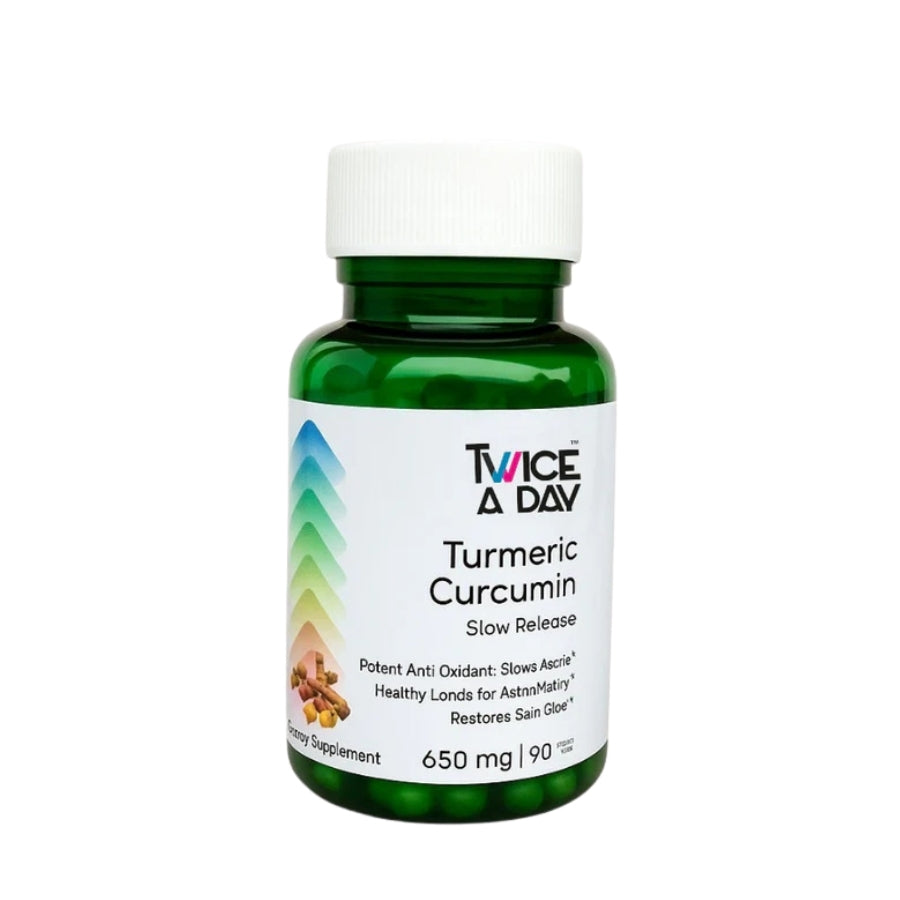 Turmeric Curcumin 650 mg, Slow Release, Vegan Capsule
