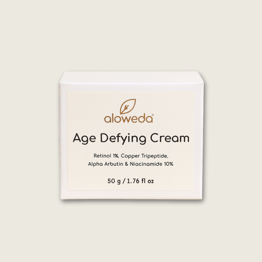AGE DEFYING CREAM 50 Grams,Retinol 1%, Copper Tripeptide, Alpha Arbutin & Niacinamide 10%