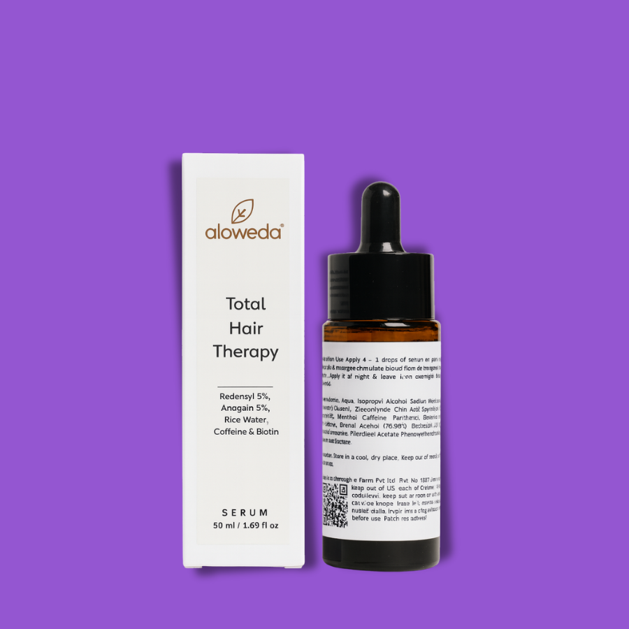 Total Hair Therapy Serum 50 ml, Redensyl 5%, Anagain 5%, Rice water & Biotin