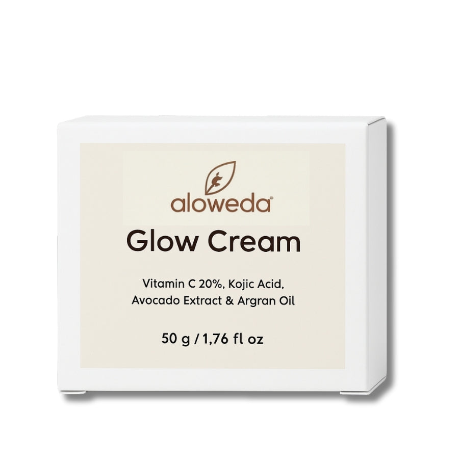 Glow Cream 50 Grams Vitamin C 20%, Kojic Acid, Avocado Extract and Argan Oil