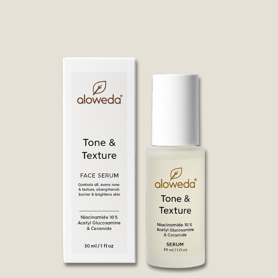 TONE & TEXTURE SERUM 30 ml, Niacinamide 10 %, Acetyle Glucoseamine and Ceramide