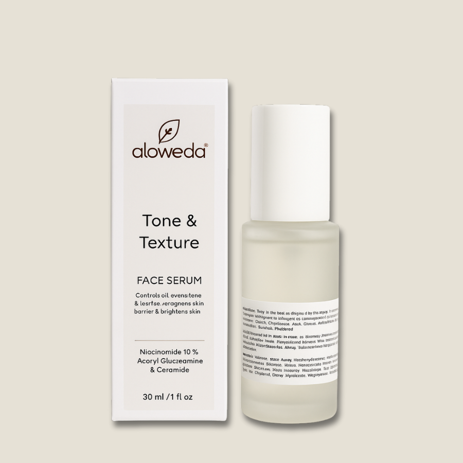 TONE & TEXTURE SERUM 30 ml, Niacinamide 10 %, Acetyle Glucoseamine and Ceramide
