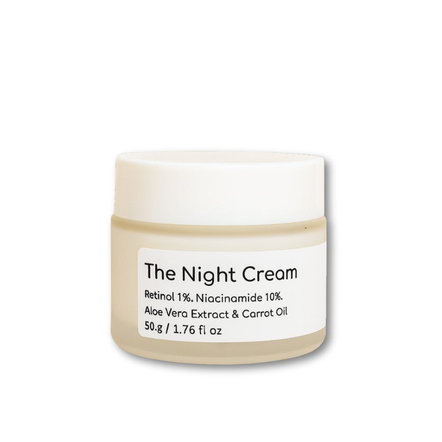 The Night Cream 50 Grams : Aloweda Night Cream | Vitamin C, Niacinamide, Kojic Acid, Natural Oils & Butters