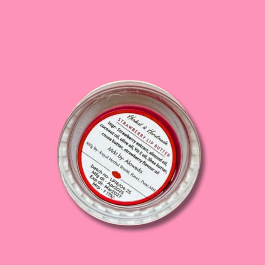 Lip Butter 8 Gram: Butters, Oils & Honey. NO PARAFFIN,CHEMICALS, ADDITIVES