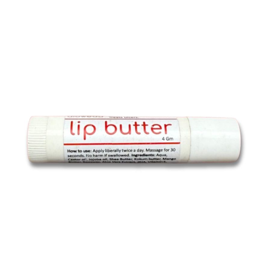 Lip Butter 4 Gram with Oils, Butters & Vitamin E, No Chemicals/preservatives