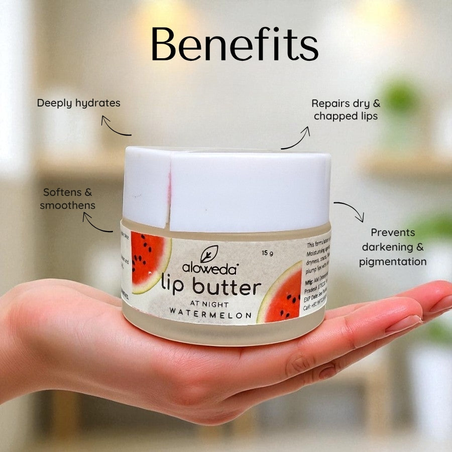 Lip Butter 15 Gram: Butters, Oils & Honey. NO PARAFFIN,CHEMICALS, ADDITIVES