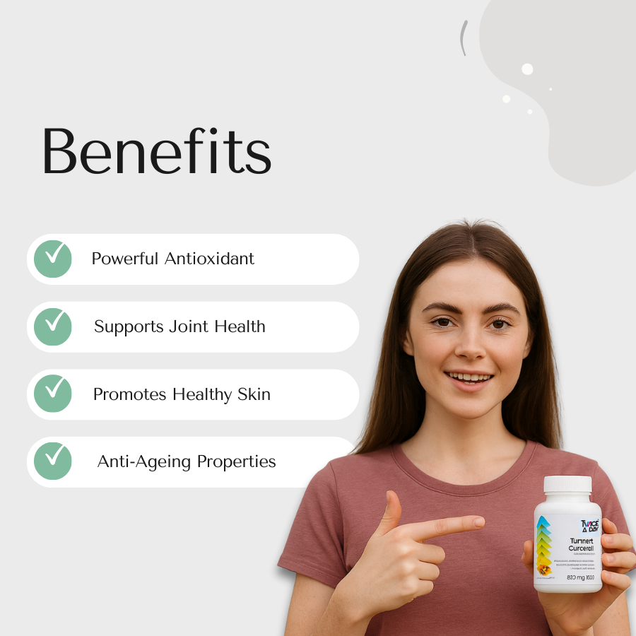 TURMERIC CURCUMIN 650 mg, Slow Release, Vegan Capsule