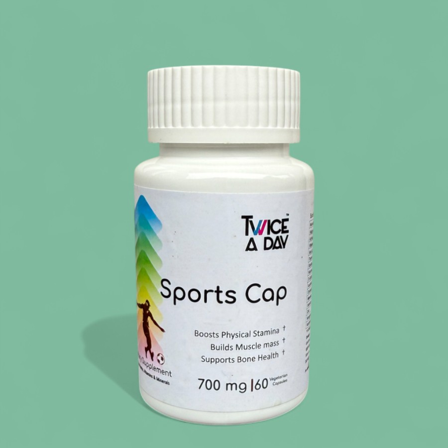 SPORTS CAP 700 mg for boosting Stamina, Physical strength & Muscle Mass