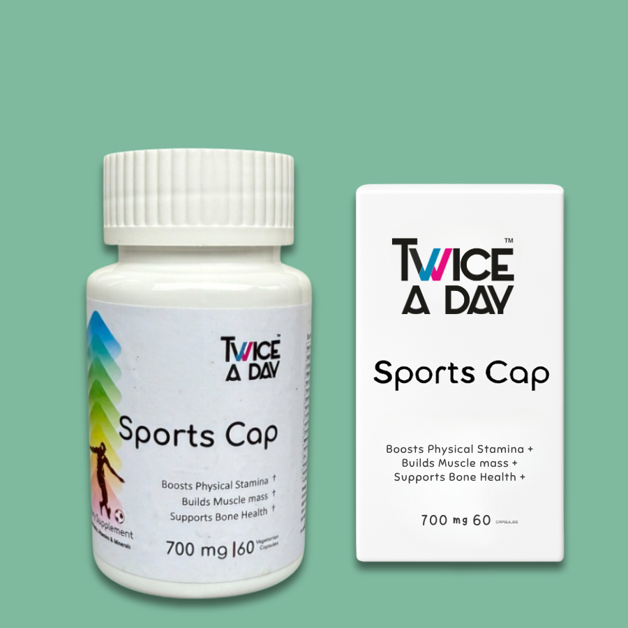 Sports Cap 700 mg for boosting Stamina, Physical strength & Muscle Mass