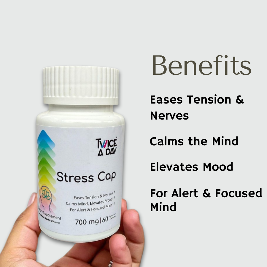 STRESS CAP 700 mg, Helps Deal with Tension & Calms the Mind