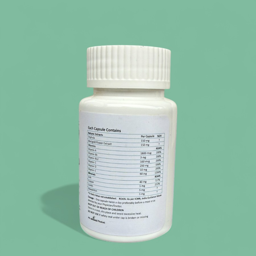 EYE CAP, 700 mg,  Helps prevent Computer Vision Syndrome & impact of Blue Light