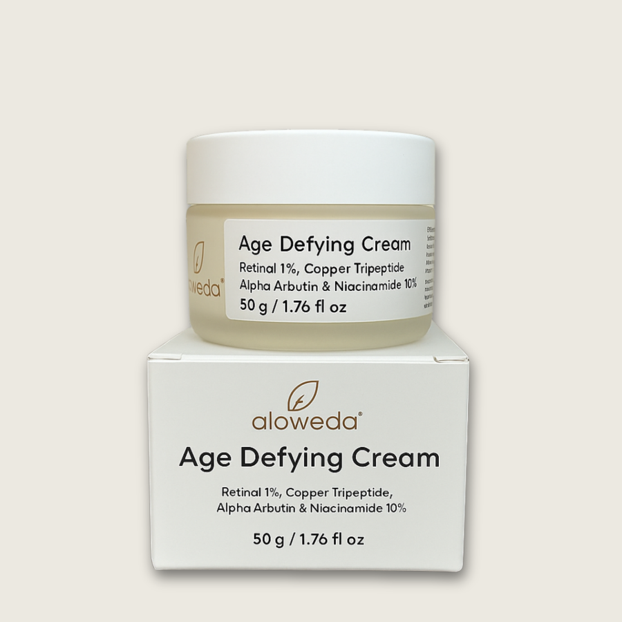 AGE DEFYING CREAM 50 Grams,Retinol 1%, Copper Tripeptide, Alpha Arbutin & Niacinamide 10%