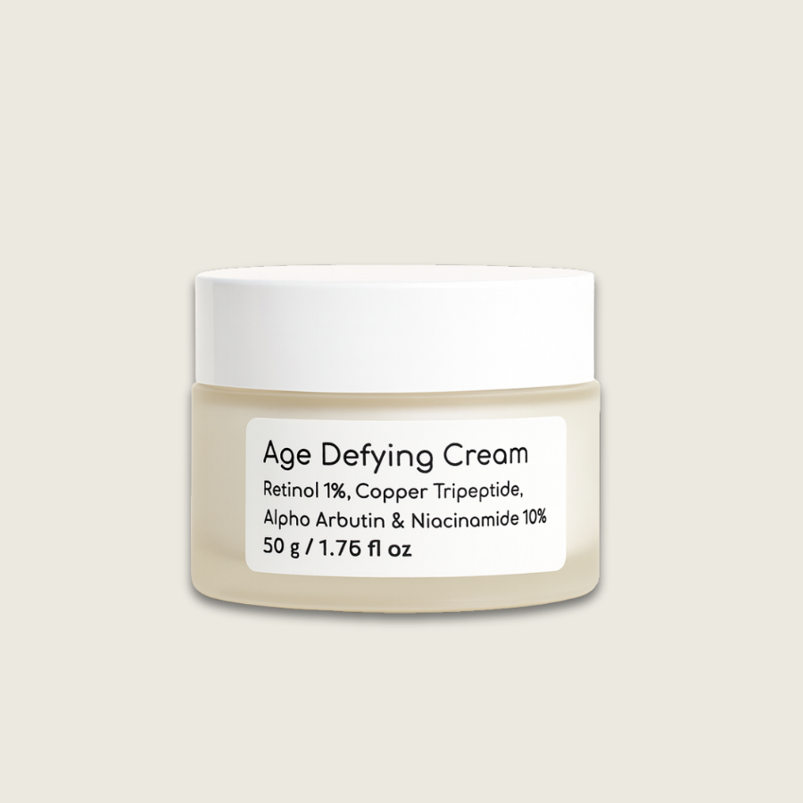 Age Defying Cream 50 Grams,Retinol 1%, Copper Tripeptide, Alpha Arbutin & Niacinamide 10%