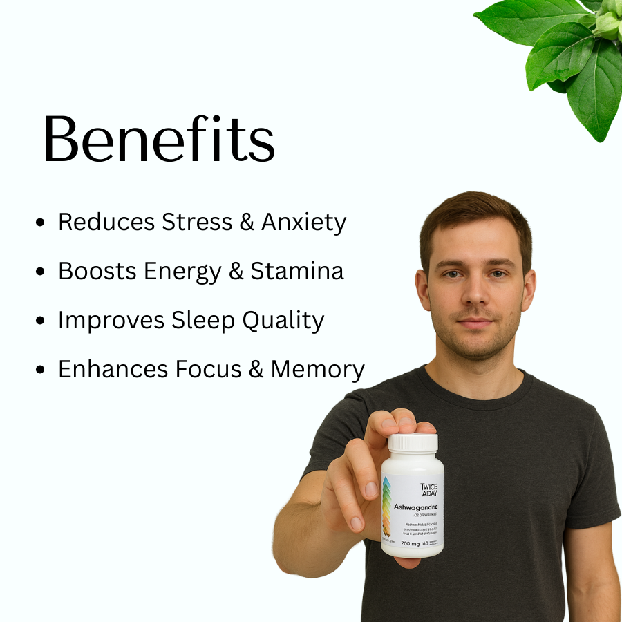 ASHWAGANDHA SR (Slow Release) 700 mg, Vegan Capsules