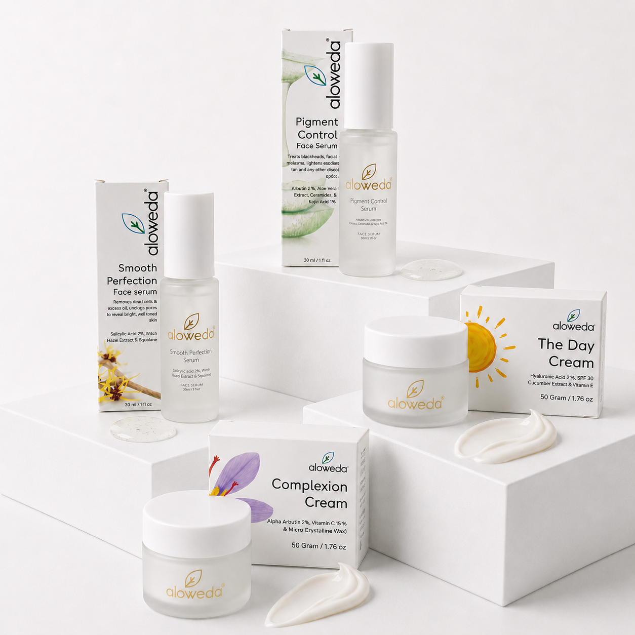 PERFECT COMPLEXION RITUAL: Pigment Control Serum + The Day Cream+ Complexion Cream + Smooth Perfection Serum