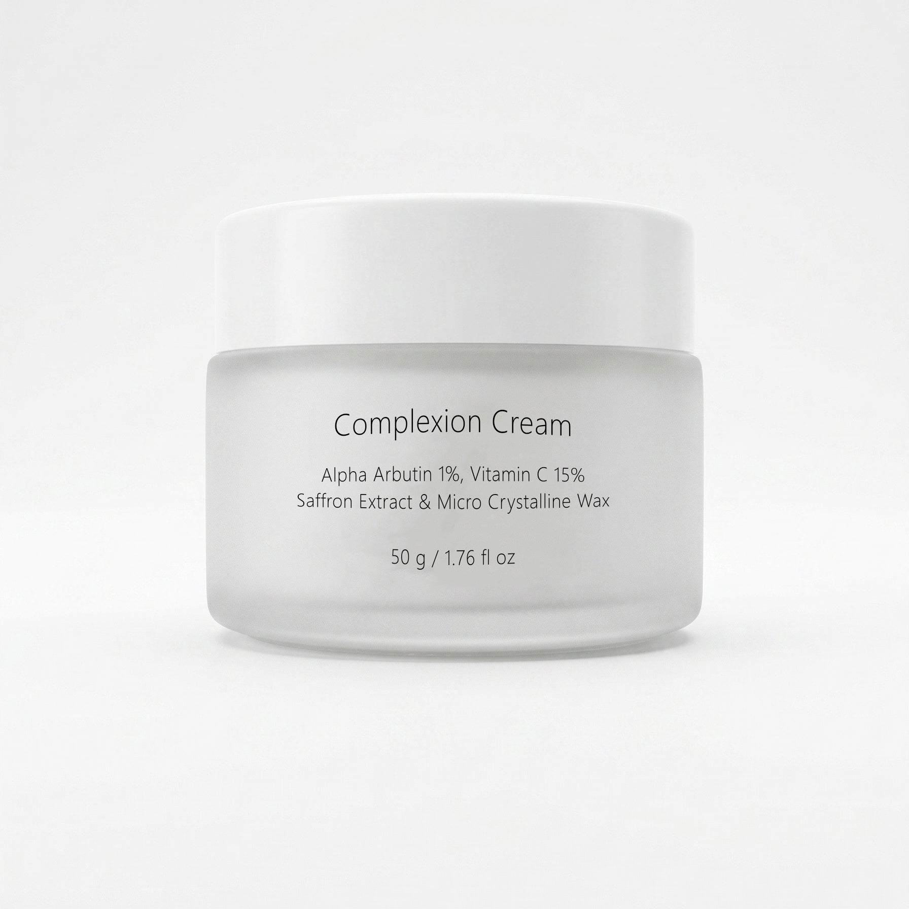 Alpha Arbutin 2%, Vitamin C 15 % & Micro Crystalline Wax: COMPLEXION CREAM 50 G