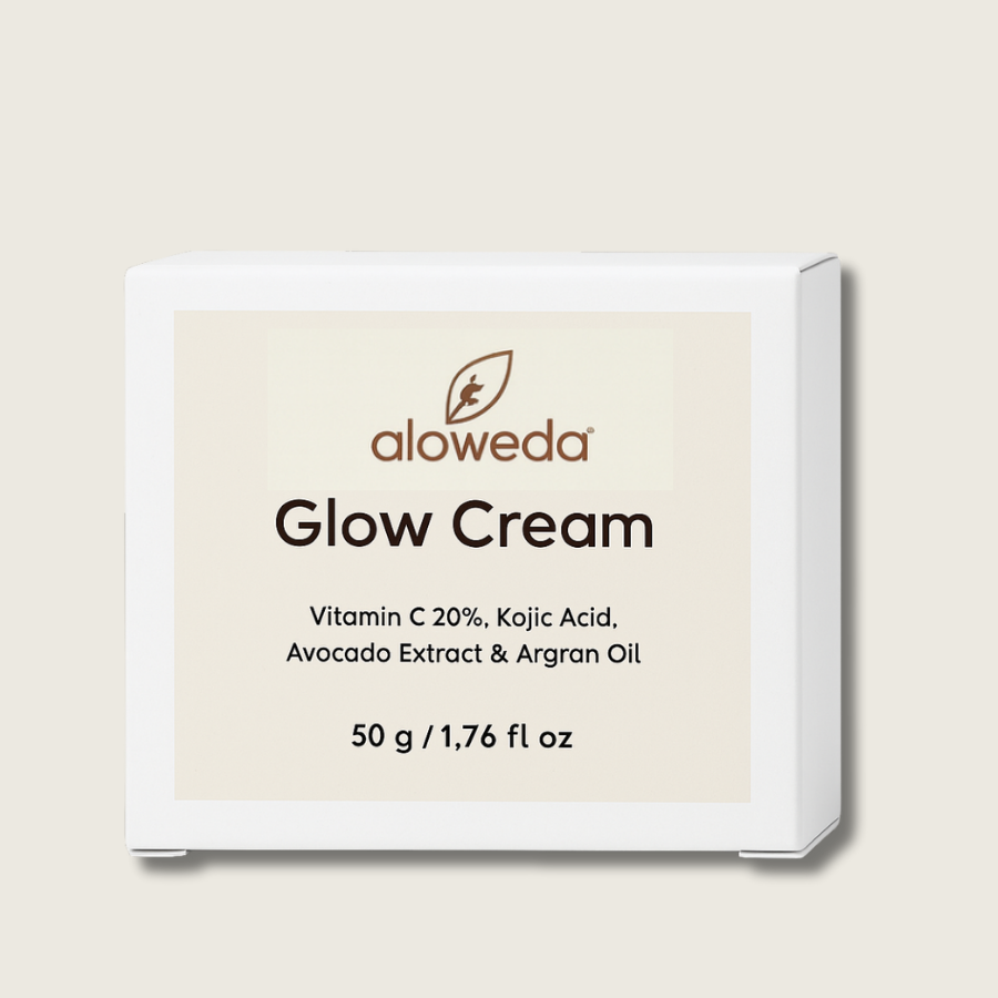 GLOW CREAM 50 Grams Vitamin C 20%, Kojic Acid, Avocado Extract and Argan Oil