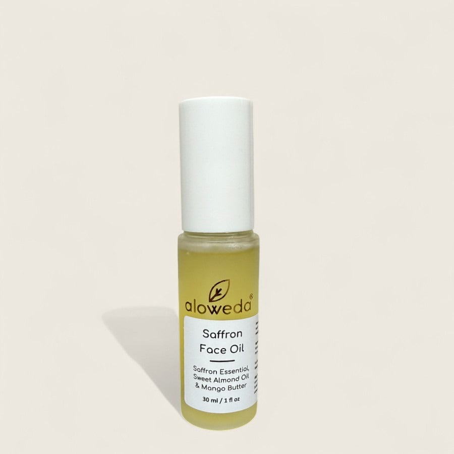 SAFFRON FACE OIL 30 ml, Saffron Essential Oil, Sweet Almond oil & Mango Butter