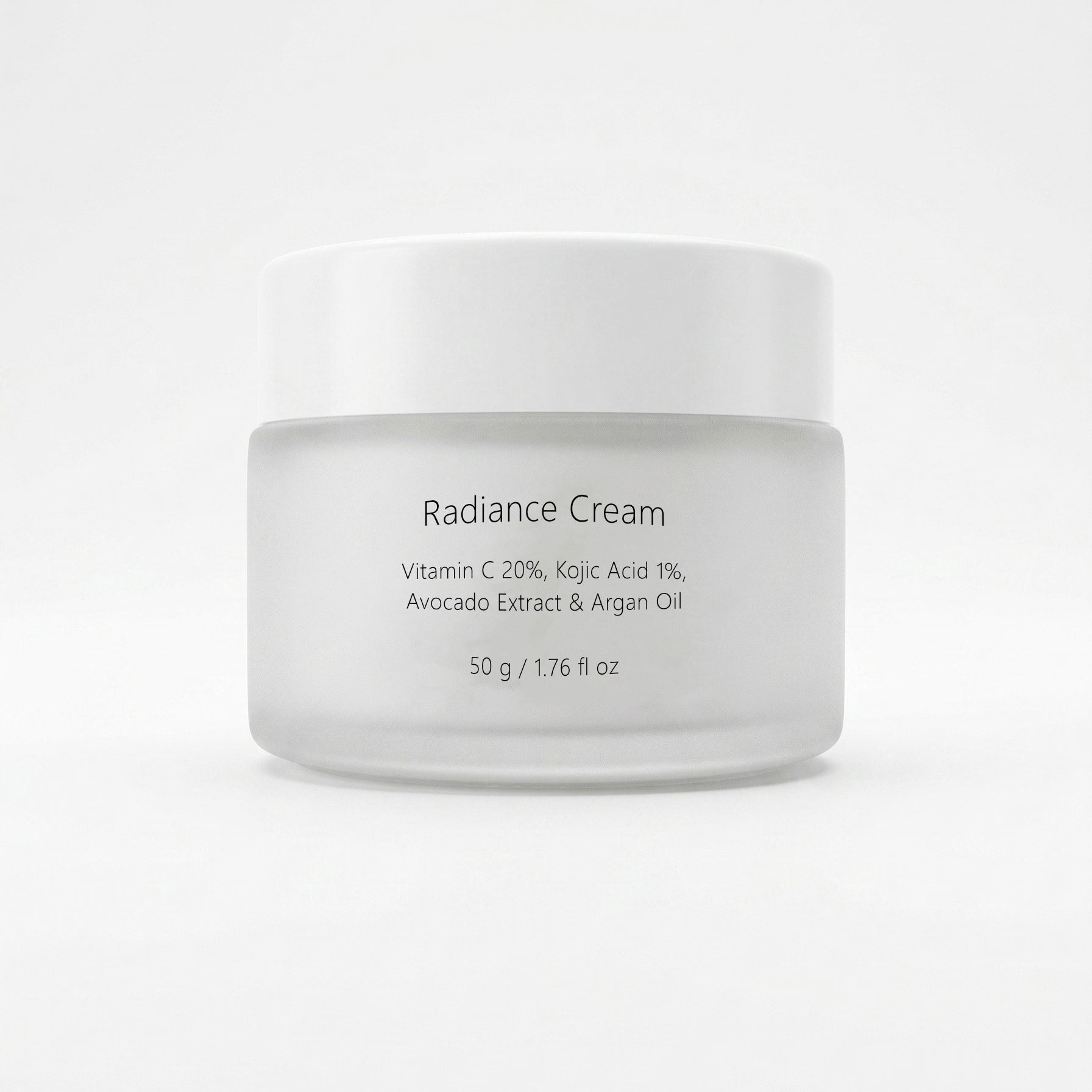 Vitamin C 20%, Kojic Acid, Avocado Extract & Argan Oil : RADIANCE CREAM 50 G
