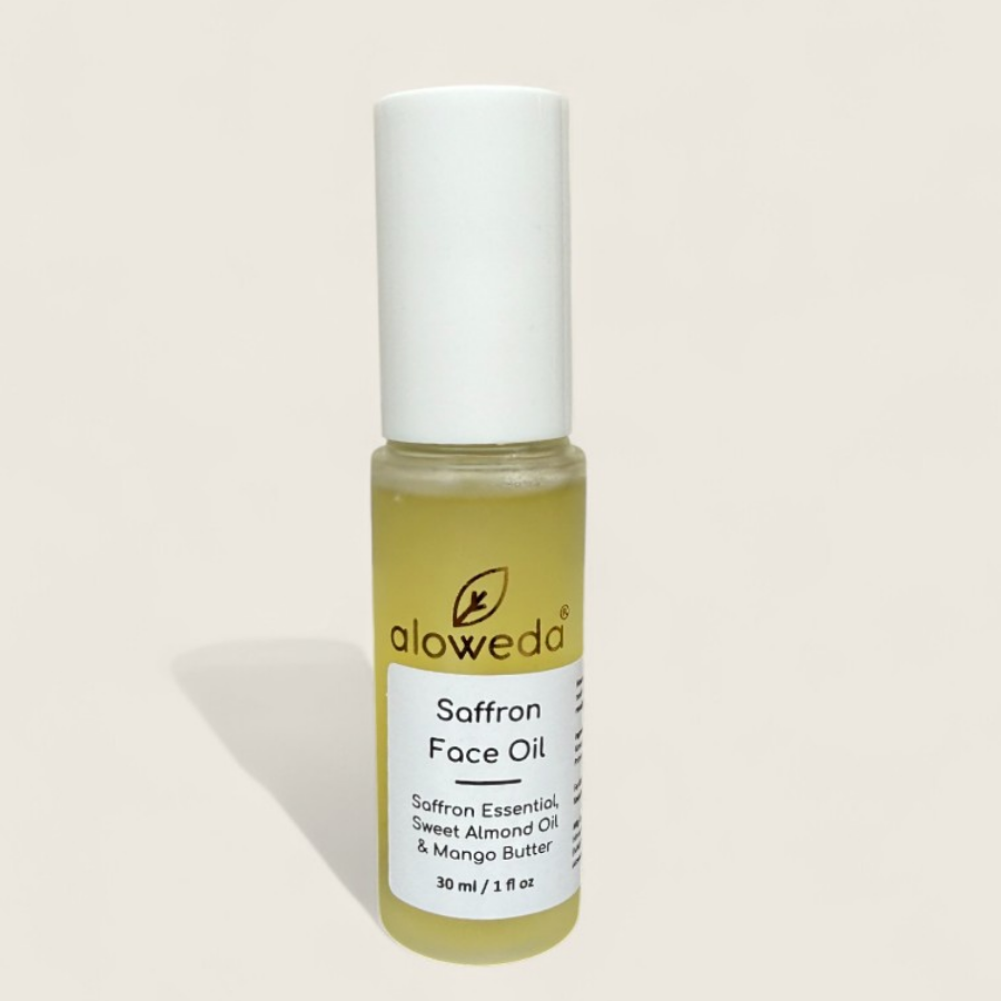 SAFFRON FACE OIL 30 ml, Saffron Essential Oil, Sweet Almond oil & Mango Butter