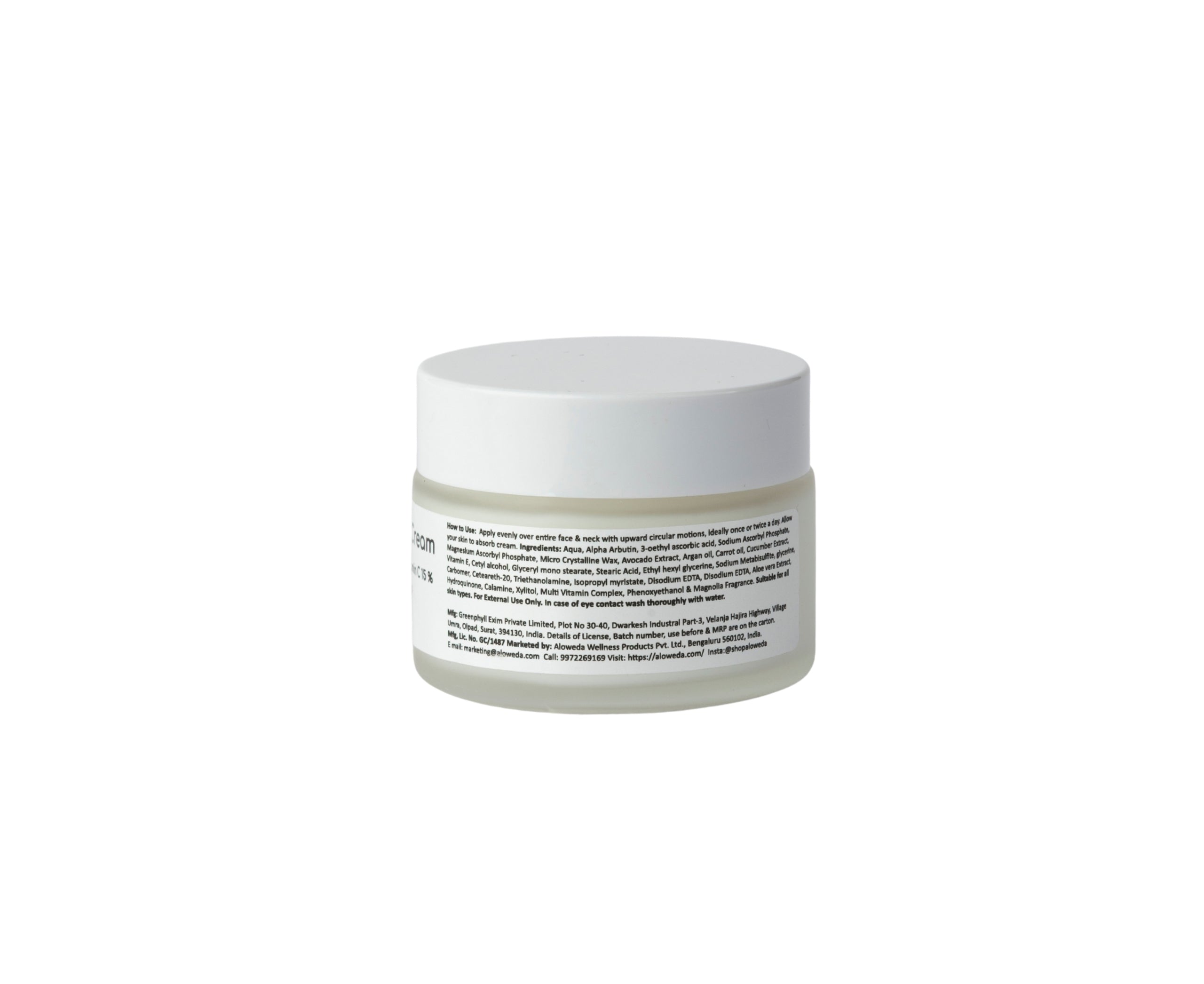Complexion Cream 50 Grams with Alpha Arbutin 2%, Vitamin C 15 % & Micro Crystalline Wax