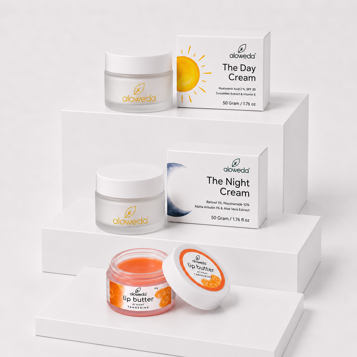 Winter Combo :  The Day Cream 50 Gram + The Night Cream 50 Gram + Lip Butter 15 Gram