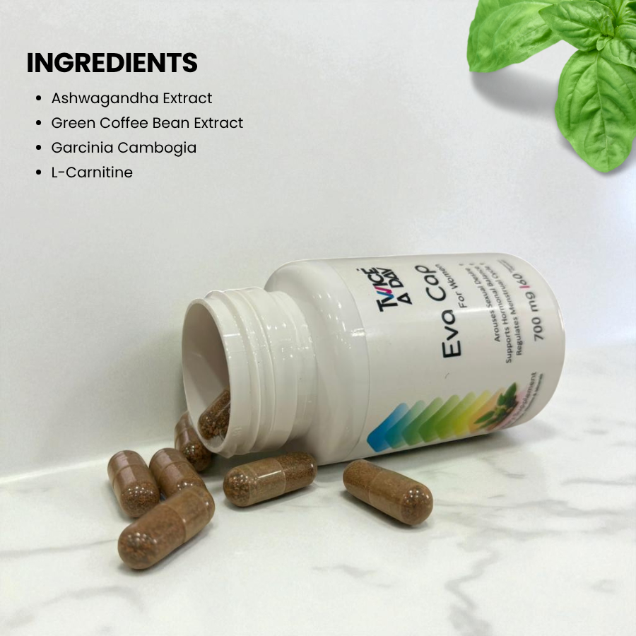 Eva cap 700 mg for women, Helps deal with  Female Sexual Dysfunction(FSD)