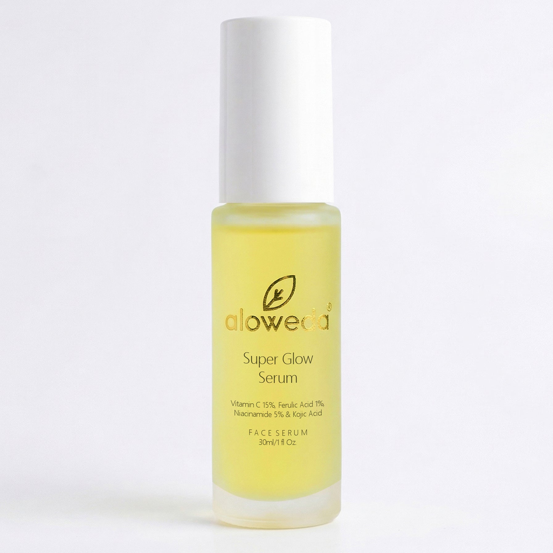Vitamin C 15%, Ferulic Acid 1% & Niacinamide 5% : SUPER GLOW SERUM 30 ml