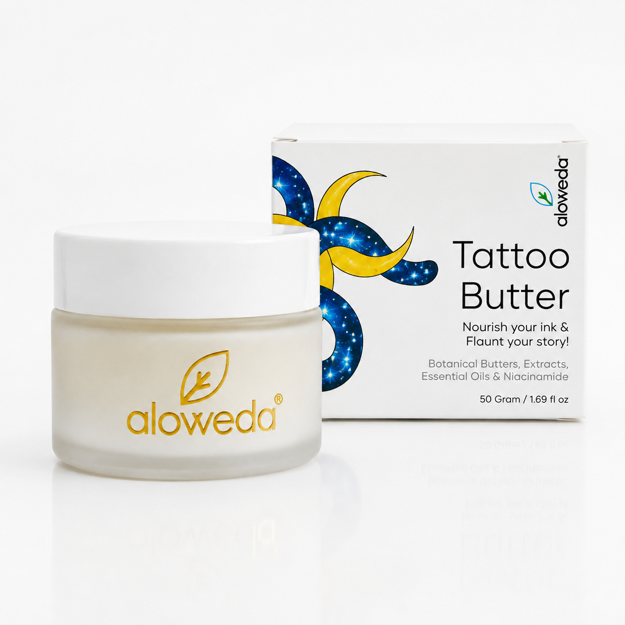 Tattoo Butter 50 Grams,  NO CHEMICALS, NATURAL BUTTERS & OILS