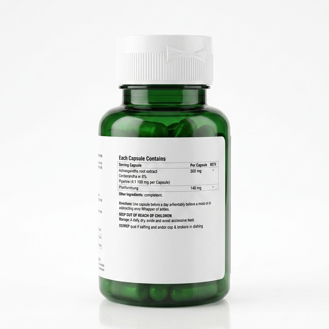 Ashwagandha SR  700 mg Root Extract, 8 % Withanaloides