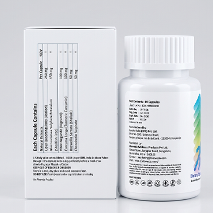 Artho Cap  700 mg, Nourishes Cartilage, Relieves Joint Pain / Swelling & Strengthens bones