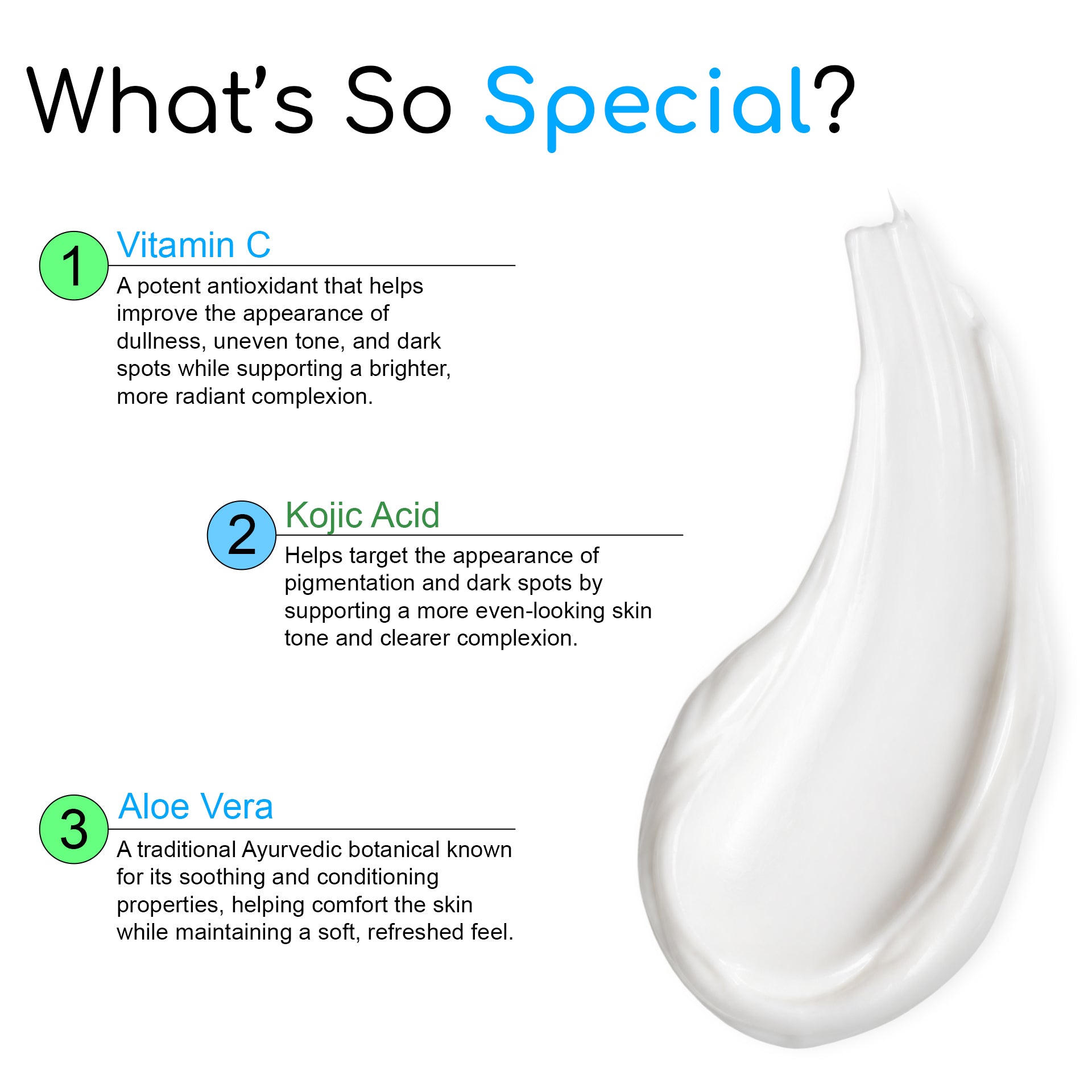Vitamin C 20%, Kojic Acid, Avocado Extract & Argan Oil : Radiance Cream 50 G